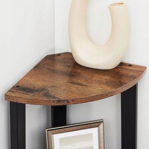 PÓŁKA płyta MDF Vasagle 48,5 x 34 cm czarny, odcienie brązu PÓŁKA płyta MDF Vasagle 48,5 x 34 cm czarny, odcienie brązu