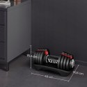 ZESTAW HANTLI Yaheetech Regulowane hantle 12 w 1, od 1,5 kg do 18 kg