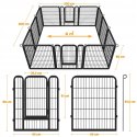 KOJEC DLA PSA METALOWY YAHEETECH 9 paneli 80 x 65 cm czarny