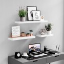 PÓŁKA ŚCIENNA płyta MDF Songmics 60 x 20 cm biały