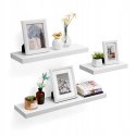 PÓŁKA ŚCIENNA płyta MDF Songmics 60 x 20 cm biały