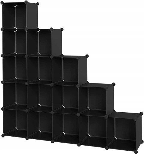 REGAŁ MODUŁOWY Songmics czarny REGAŁ MODUŁOWY Songmics czarny