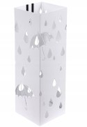 Stojak na parasole metal Songmics biały parasolnik