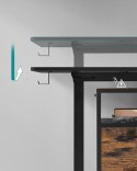 BIURKO ELEKTRYCZNA REGULACJA GAMINGOWE czarne Songmics 60x140x(72-120) cm