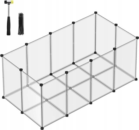 KLATKA WYBIEG dla królików gryzoni Songmics 57 x 145 x 72cm KLATKA WYBIEG dla królików gryzoni Songmics 57 x 145 x 72cm