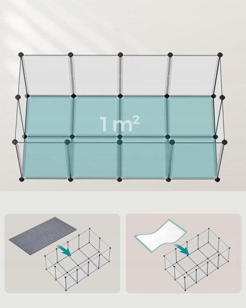 KLATKA WYBIEG dla królików gryzoni Songmics 57 x 145 x 72cm KLATKA WYBIEG dla królików gryzoni Songmics 57 x 145 x 72cm