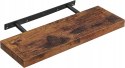 PÓŁKA ŚCIENNA WISZĄCA RUSTYKALNA VINTACE 60X20 CM