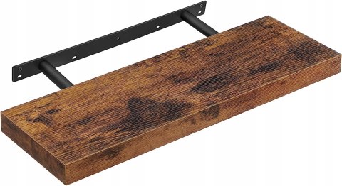PÓŁKA ŚCIENNA WISZĄCA RUSTYKALNA VINTACE 60X20 CM PÓŁKA ŚCIENNA WISZĄCA RUSTYKALNA VINTACE 60X20 CM