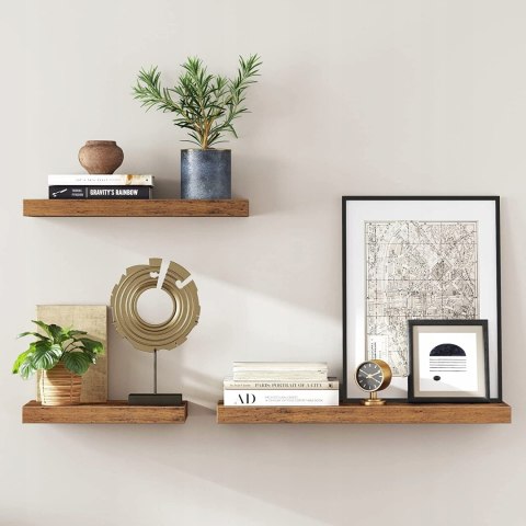 PÓŁKA ŚCIENNA WISZĄCA RUSTYKALNA VINTACE 60X20 CM PÓŁKA ŚCIENNA WISZĄCA RUSTYKALNA VINTACE 60X20 CM