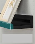 PÓŁKI ŚCIENNE ZESTAW 3 SZTUK PŁYWAJĄCE płyta MDF Songmics 38 x 10 cm czarny