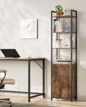 REGAŁ Songmics Vasagle 40 cm x 159,5 cm x 24 cm dąb rustykalny