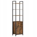 REGAŁ Songmics Vasagle 40 cm x 159,5 cm x 24 cm dąb rustykalny