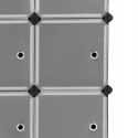 SZAFKA MODUŁOWA Songmics 93 cm x 93 cm x 31 cm czarna