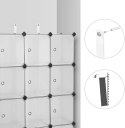SZAFKA MODUŁOWA na buty Songmics 93 x 123 x 31 cm biała