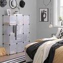 SZAFKA MODUŁOWA na buty Songmics 93 x 123 x 31 cm biała