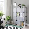 SZAFKA MODUŁOWA na buty Songmics 93 x 123 x 31 cm biała