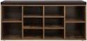 Szafka na buty z siedziskiem Vasagle 104 x 48 x 30 cm rustykalny brąz loft