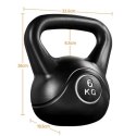 KETTLEBELLE Yaheetech 6 kg czarny