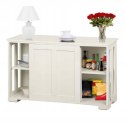 KREDENS KOMODA Yaheetech biały 33 x 106 x 63 cm