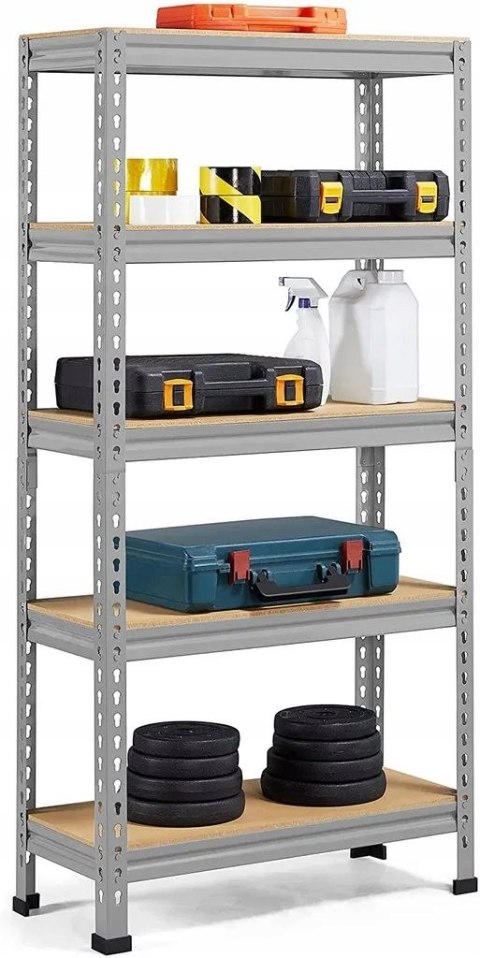 REGAŁ METALOWY MAGAZYNOWY 150CM 5 PÓŁEK 750 KG REGAŁ METALOWY MAGAZYNOWY 150CM 5 PÓŁEK 750 KG