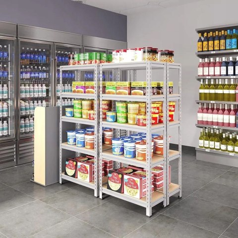 REGAŁ METALOWY MAGAZYNOWY 150CM 5 PÓŁEK 750 KG REGAŁ METALOWY MAGAZYNOWY 150CM 5 PÓŁEK 750 KG