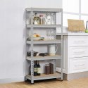REGAŁ METALOWY MAGAZYNOWY 150CM 5 PÓŁEK 750 KG