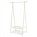 Wieszak stojący GARDEROBA metal Songmics biały 41x64x155 cm