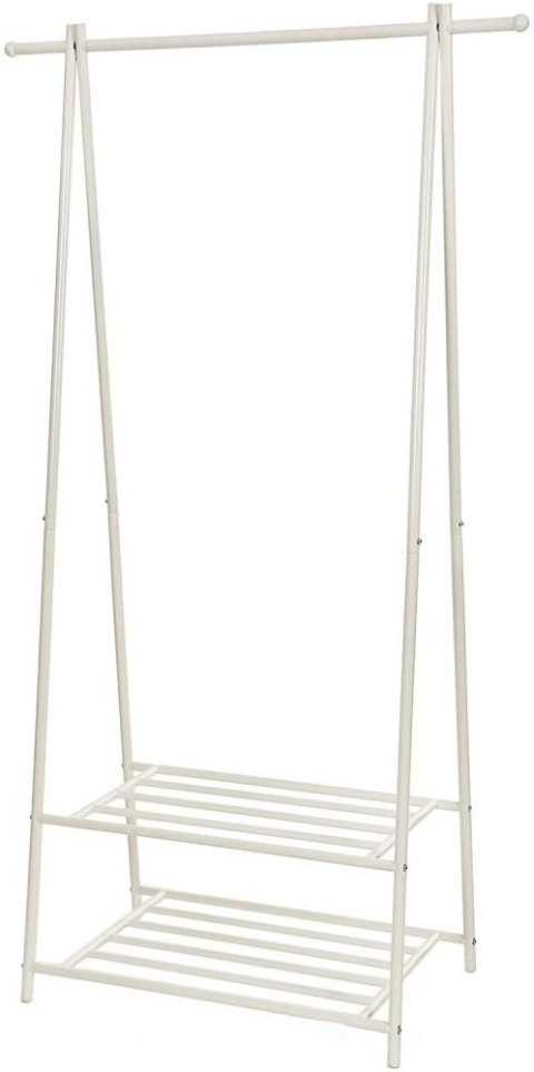 Wieszak stojący GARDEROBA metal Songmics biały 41x64x155 cm Wieszak stojący GARDEROBA metal Songmics biały 41x64x155 cm