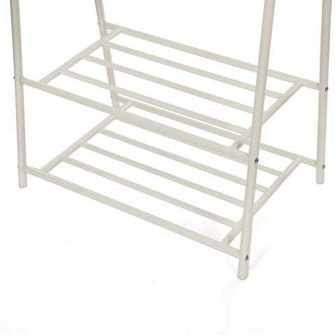 Wieszak stojący GARDEROBA metal Songmics biały 41x64x155 cm Wieszak stojący GARDEROBA metal Songmics biały 41x64x155 cm