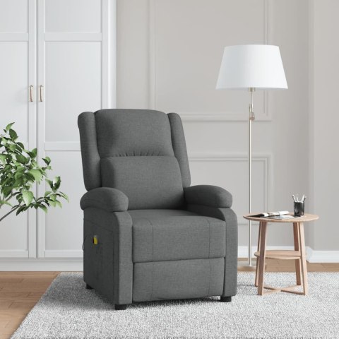 FOTEL ROZKŁADANY VIDAXL, ciemnoszary, tkanina OUTLET FOTEL ROZKŁADANY VIDAXL, ciemnoszary, tkanina OUTLET