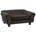 KANAPA SOFA DLA PSA glamour VidaXL brązowa 72x45x30 cm