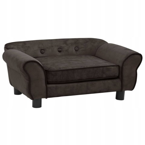 KANAPA SOFA DLA PSA glamour VidaXL brązowa 72x45x30 cm KANAPA SOFA DLA PSA glamour VidaXL brązowa 72x45x30 cm
