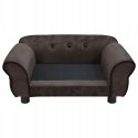 KANAPA SOFA DLA PSA glamour VidaXL brązowa 72x45x30 cm