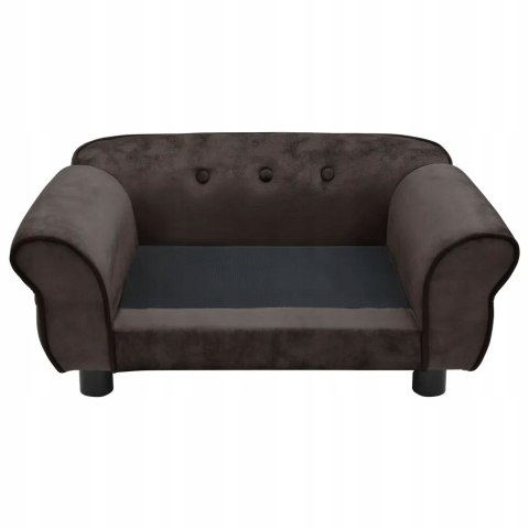 KANAPA SOFA DLA PSA glamour VidaXL brązowa 72x45x30 cm KANAPA SOFA DLA PSA glamour VidaXL brązowa 72x45x30 cm