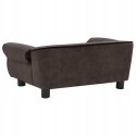 KANAPA SOFA DLA PSA glamour VidaXL brązowa 72x45x30 cm