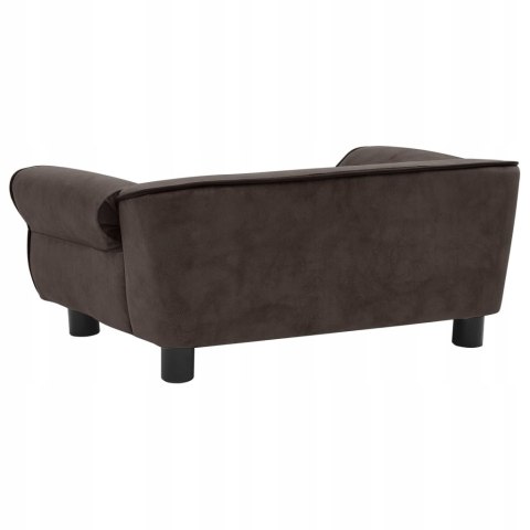 KANAPA SOFA DLA PSA glamour VidaXL brązowa 72x45x30 cm KANAPA SOFA DLA PSA glamour VidaXL brązowa 72x45x30 cm