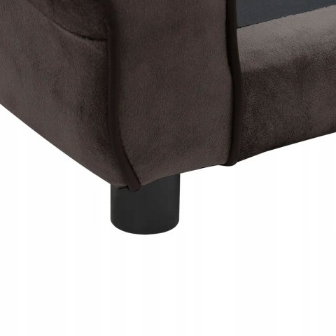 KANAPA SOFA DLA PSA glamour VidaXL brązowa 72x45x30 cm KANAPA SOFA DLA PSA glamour VidaXL brązowa 72x45x30 cm