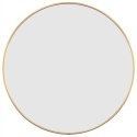 LUSTRO ŚCIENNE ZŁOTE Ø 50CM OKRĄGŁE