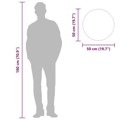 LUSTRO ŚCIENNE ZŁOTE Ø 50CM OKRĄGŁE LUSTRO ŚCIENNE ZŁOTE Ø 50CM OKRĄGŁE