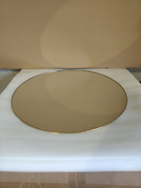 LUSTRO ŚCIENNE ZŁOTE Ø 50CM OKRĄGŁE LUSTRO ŚCIENNE ZŁOTE Ø 50CM OKRĄGŁE