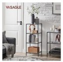 Regał Songmics VASAGLE 40 cm x 95 cm x 30 cm czarny METAL SZKŁO