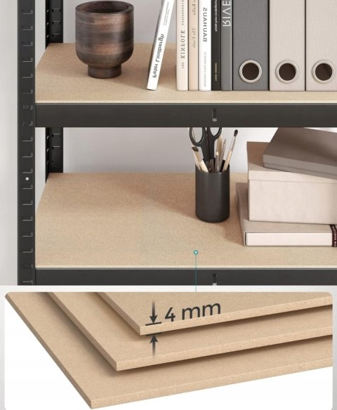 Regał magazynowy metalowy dużych obciążeń 160x80x40 cm max 130 kg na półkę Regał magazynowy metalowy dużych obciążeń 160x80x40 cm max 130 kg na półkę