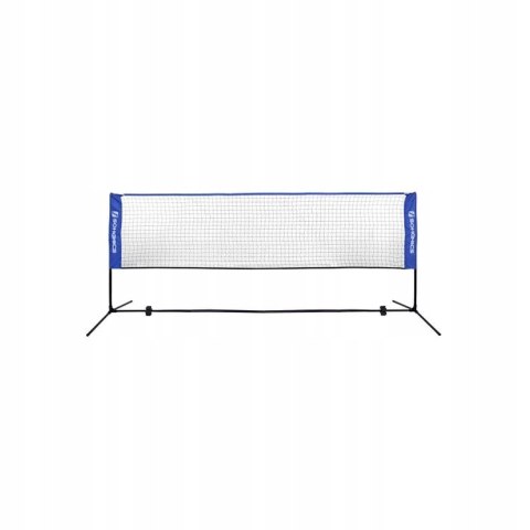 SIATKA DO BADMINTONA siatkówki tenisa niebieska 400x103x(107-155) cm SIATKA DO BADMINTONA siatkówki tenisa niebieska 400x103x(107-155) cm