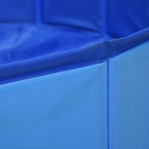 SKŁADANY BASEN dla psa, niebieski, 120 x 30 cm, VIDAXL SKŁADANY BASEN dla psa, niebieski, 120 x 30 cm, VIDAXL