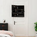 SZAFKA NA BIŻUTERIĘ VidaXL czarna OUTLET