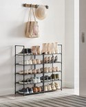 SZAFKA NA BUTY REGAŁ MODUŁOWY 45x173x28 cm CZARNY