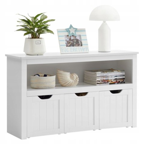 Szafka komoda Regał Songmics 102 x 30 x 60 cm biały Szafka komoda Regał Songmics 102 x 30 x 60 cm biały