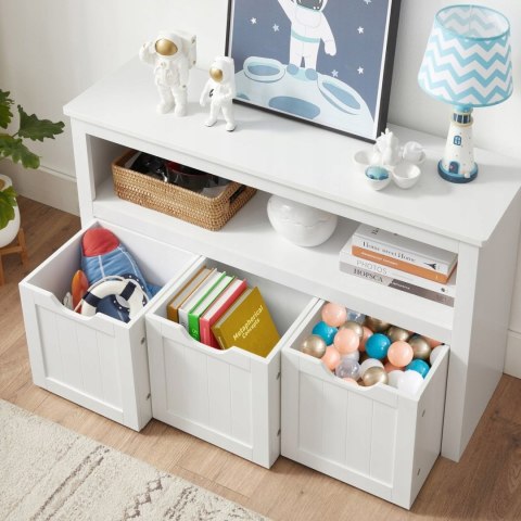 Szafka komoda Regał Songmics 102 x 30 x 60 cm biały Szafka komoda Regał Songmics 102 x 30 x 60 cm biały