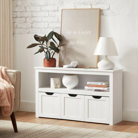 Szafka komoda Regał Songmics 102 x 30 x 60 cm biały Szafka komoda Regał Songmics 102 x 30 x 60 cm biały