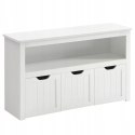 Szafka komoda Regał Songmics 102 x 30 x 60 cm biały